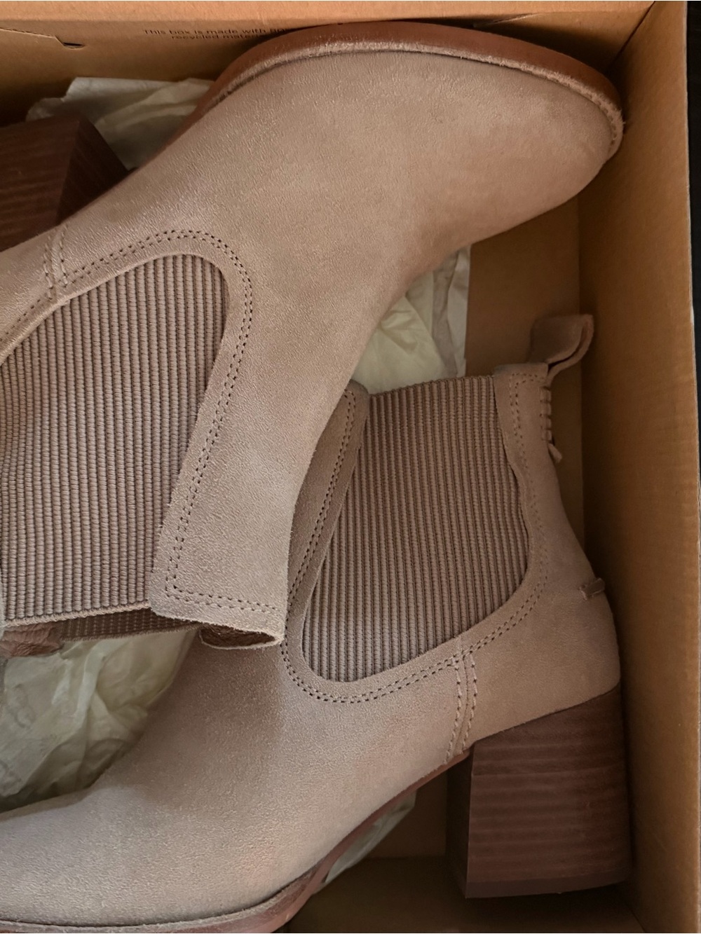 UGG Blush Suede Chelsea Ankle Boots